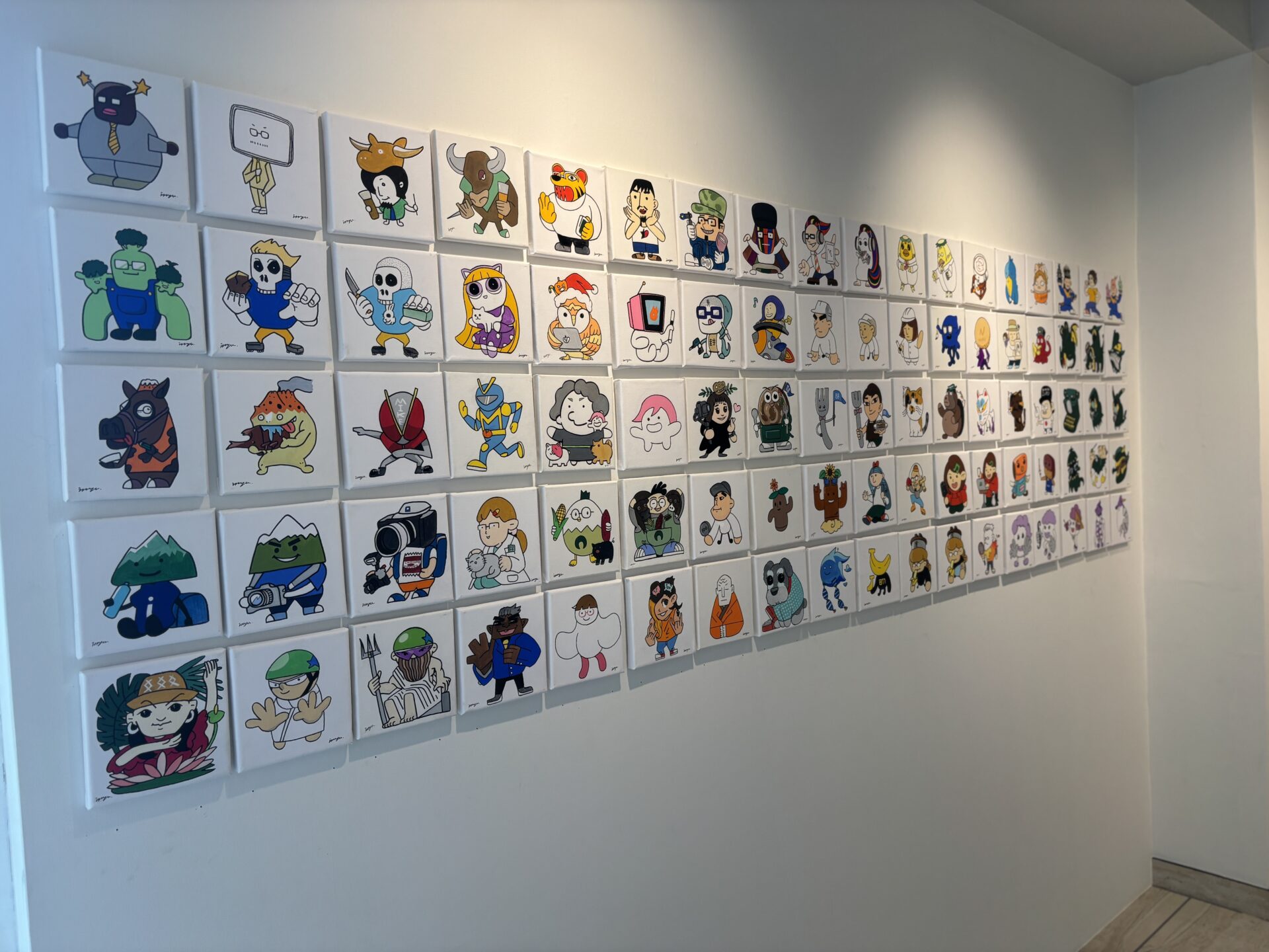 住民課　アバターイラスト　284枚描いてきたイッシュウの個展
