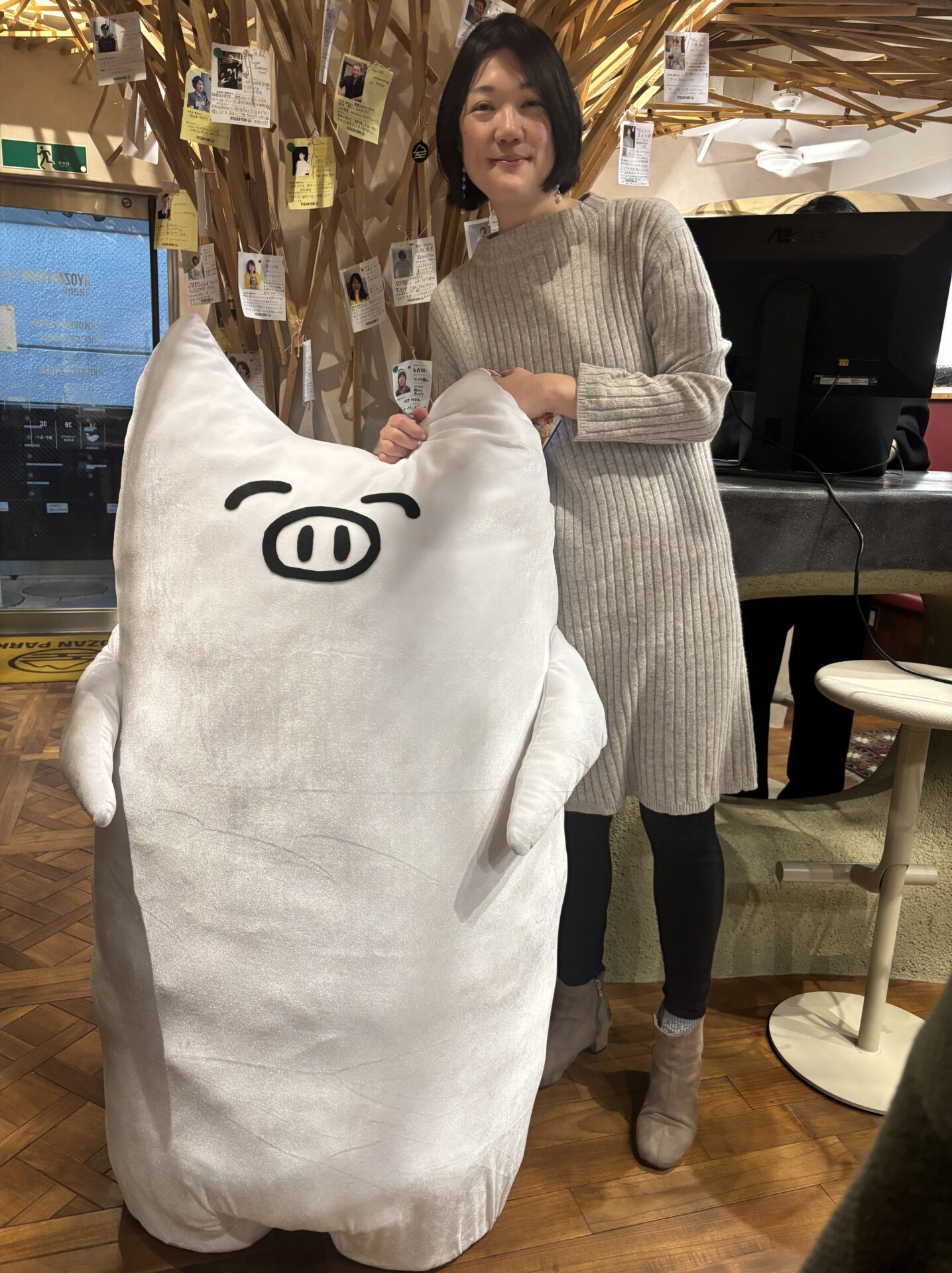 オフィスメンバー織田さんの会社マスコットが誕生しました！